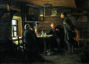 Владимир Егорович Маковский (1846–1920)<br /> Любители соловьев (1872–1873). Государственная Третьяковская галерея